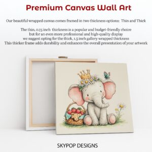Baby Elephant Princess Art