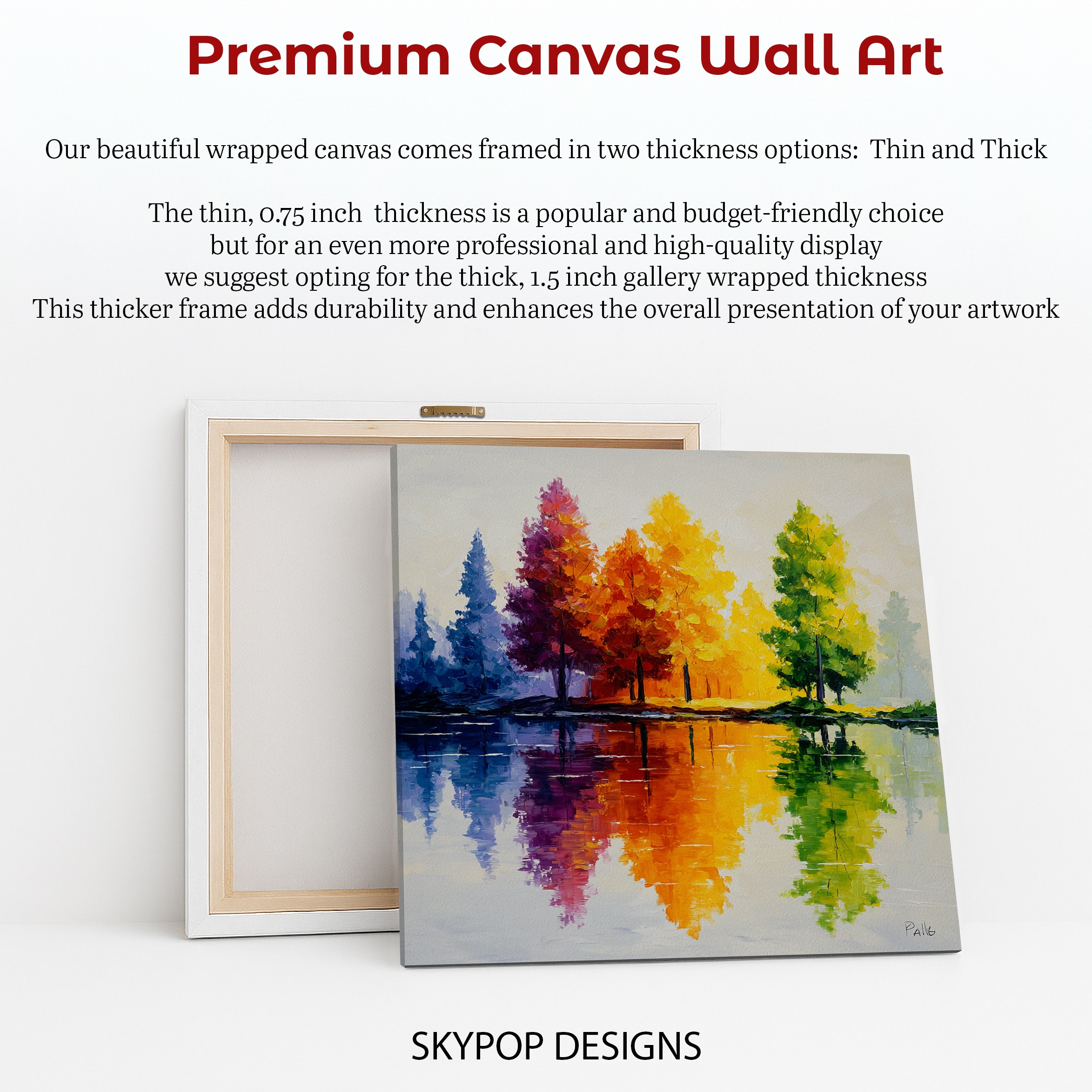 6.jpg Rainbow Forest Reflection Art