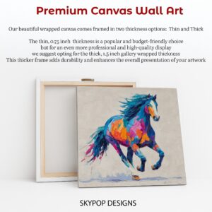 Colorful Horse Art