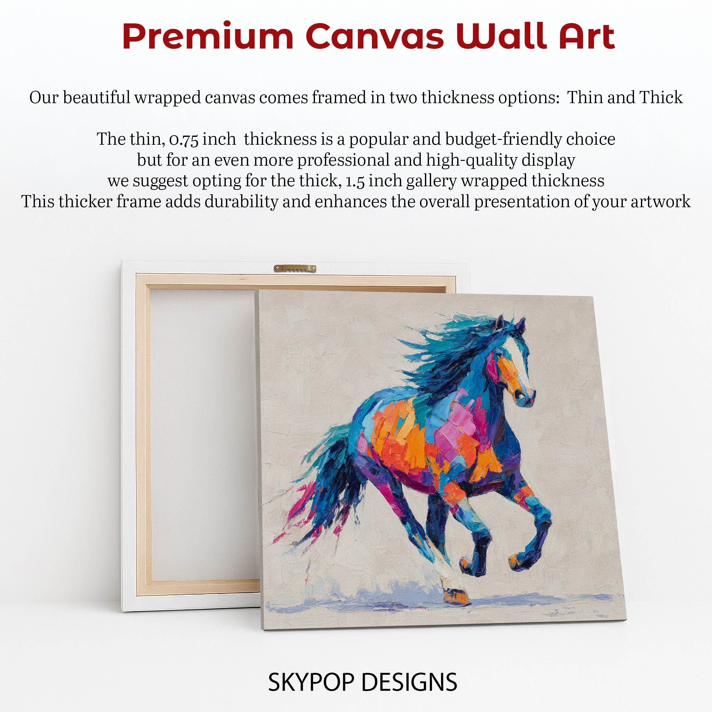 6.jpg Colorful Horse Art