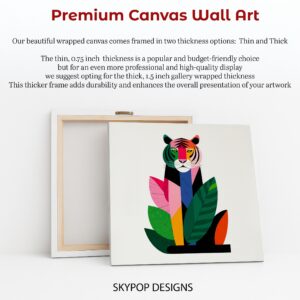 Colorful Tiger Art