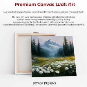 Mountain Daisy Meadow Art