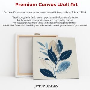 Blue Leaf Art
