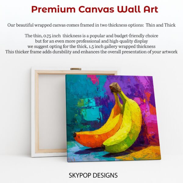 Vibrant Banana Art
