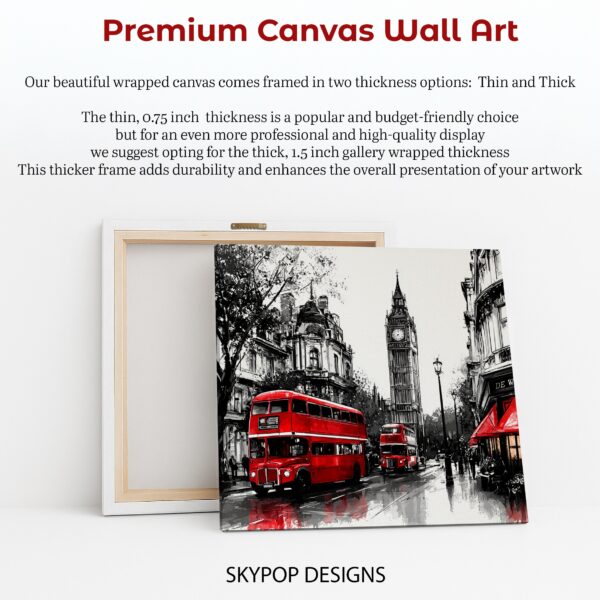 London Red Bus Art