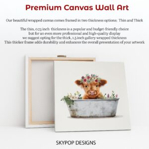Highland Cow Art