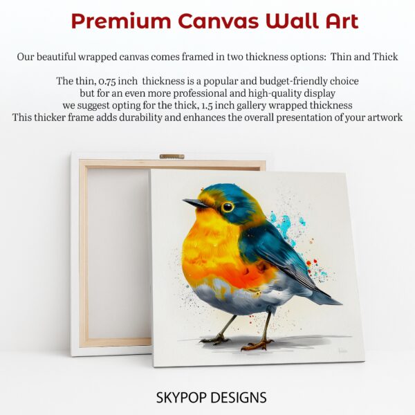 Colorful Bird Art