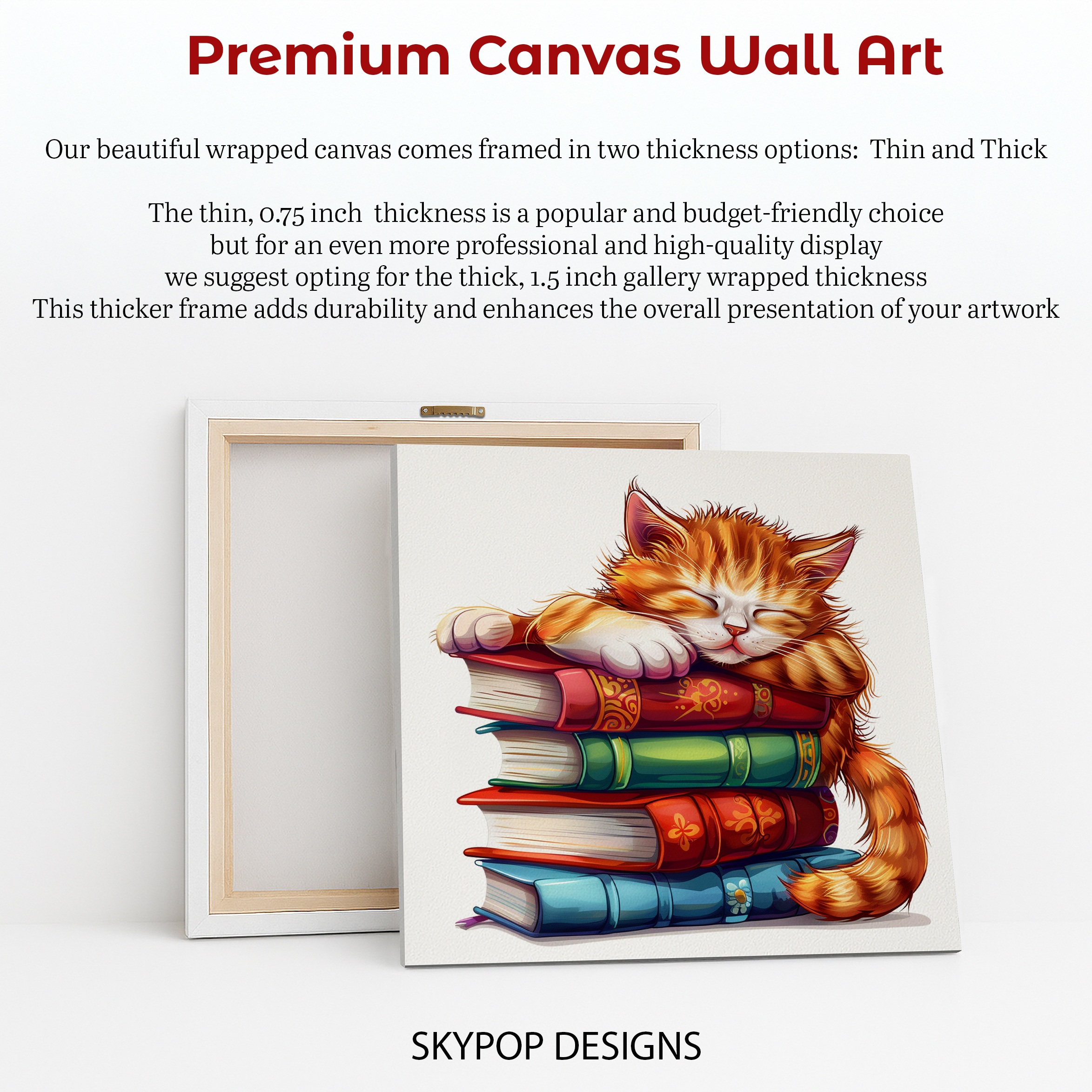 6.jpg Cat Reading Books Art