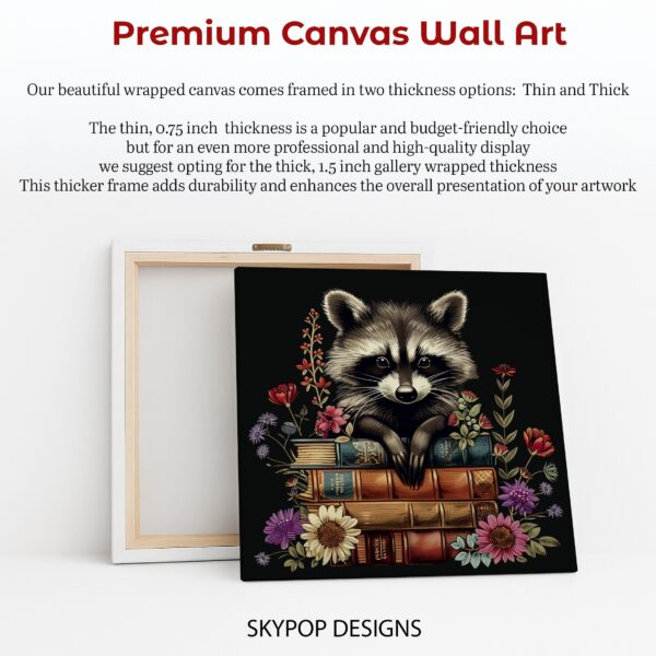 Raccoon Book Art
