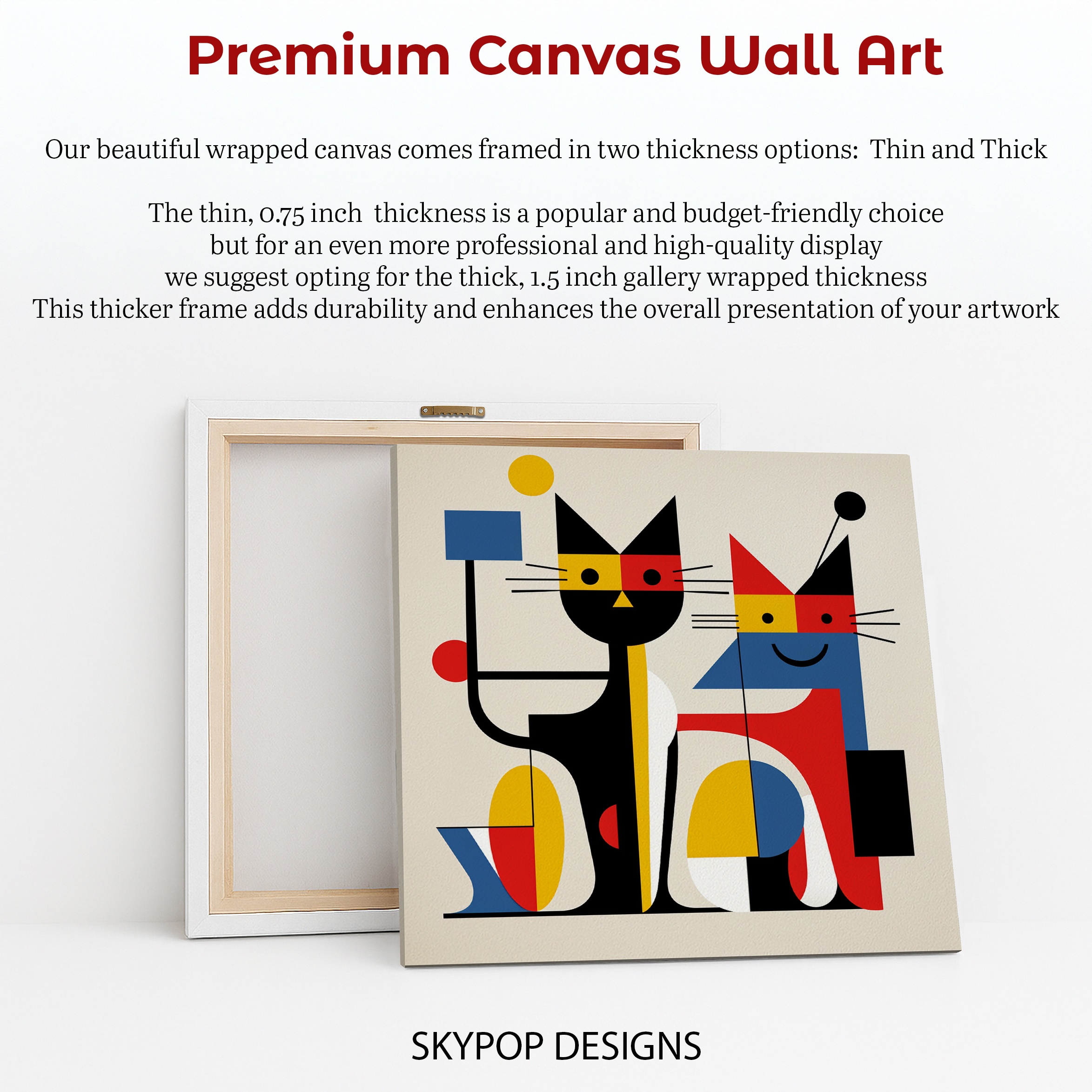 6.jpg Geometric Cat Art