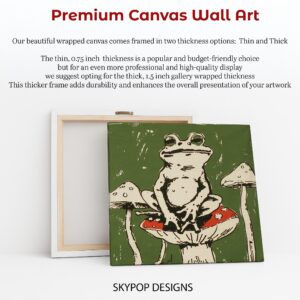Frog Mushroom Art