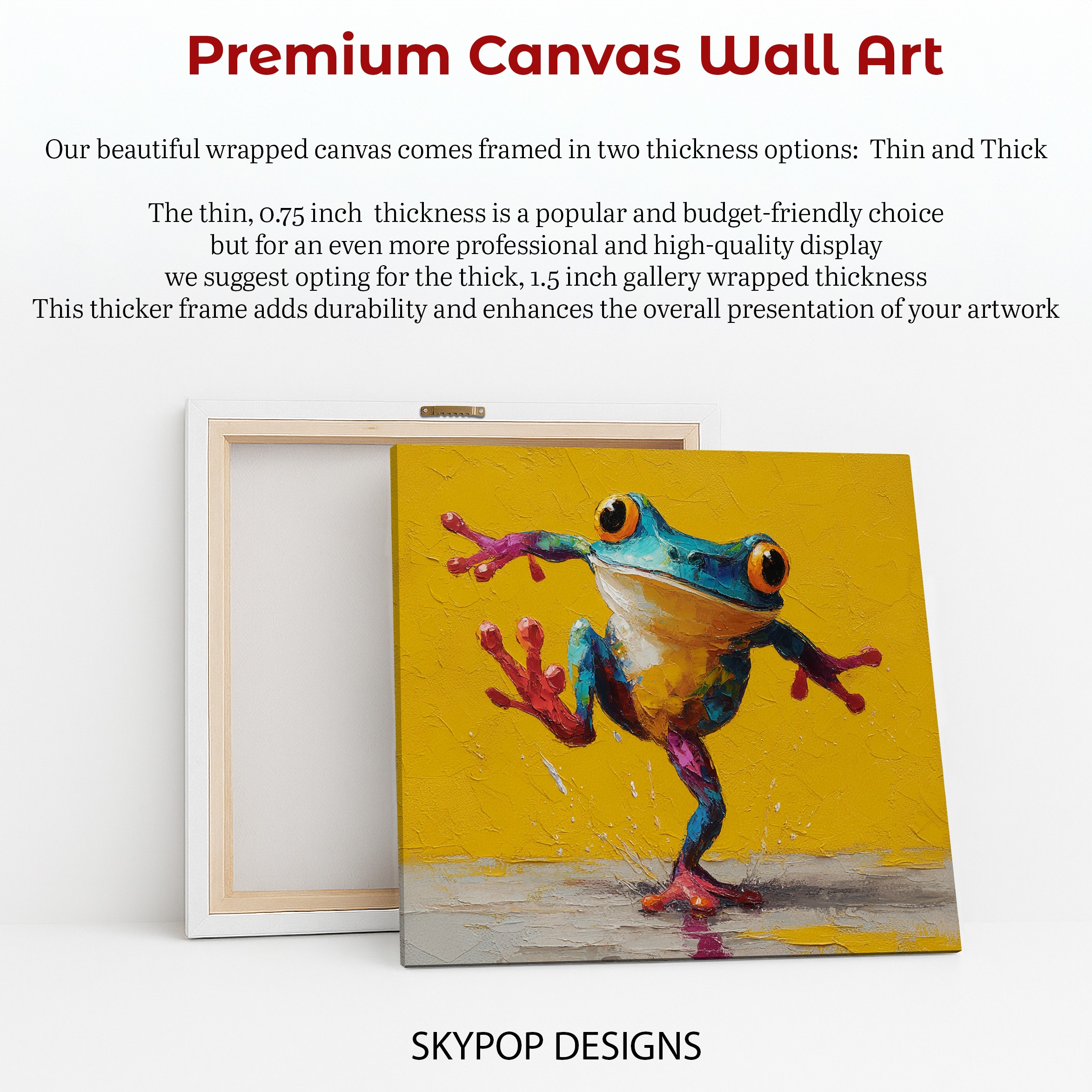 6.jpg Colorful Frog Art