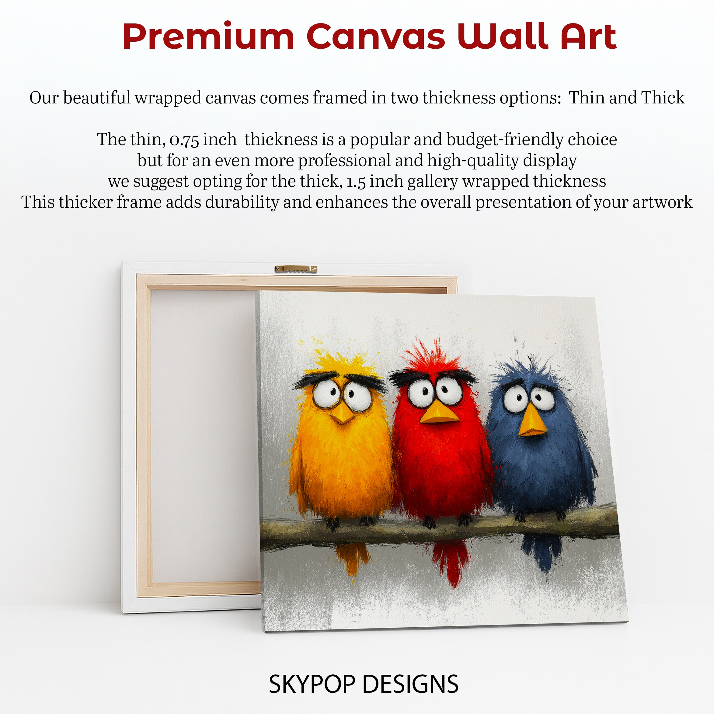 6.jpg Colorful Cartoon Birds Art