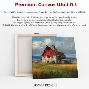 Rustic Red Barn Art