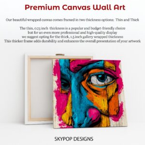 Vibrant Eyes Art