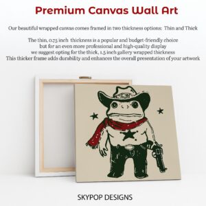 Cowboy Frog Art