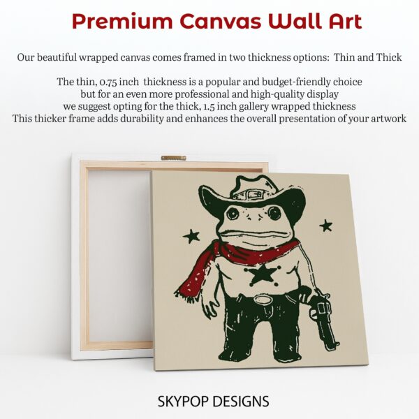 Cowboy Frog Art