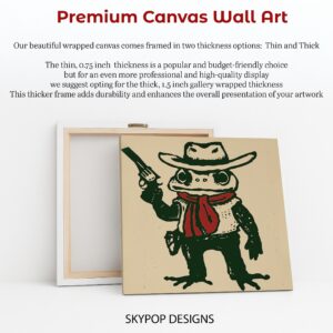 Cowboy Frog Art