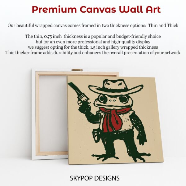 Cowboy Frog Art