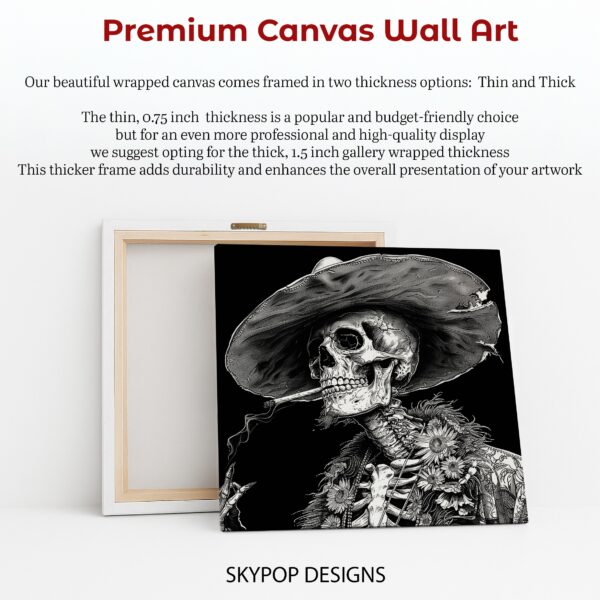 Skull Sombrero Art