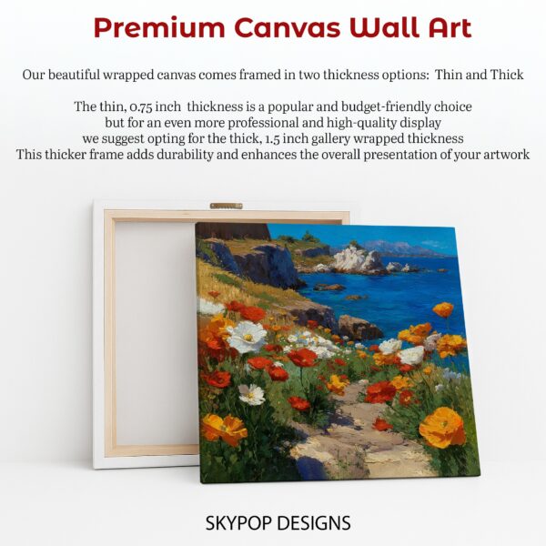 Coastal Poppy Paradise Art