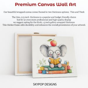 Elephant Reading Art
