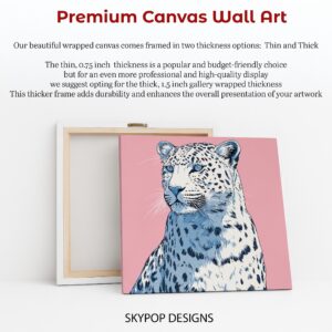 Blue Leopard Art
