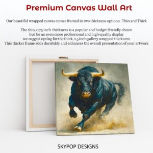 Charging Bull Art