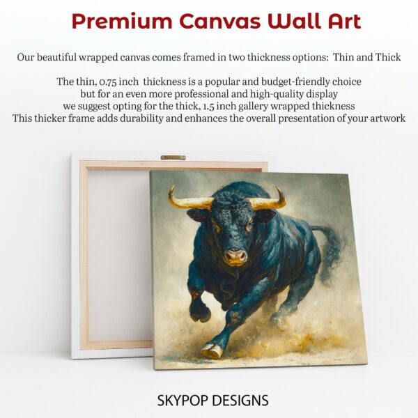 Charging Bull Art