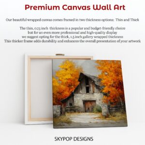 Autumn Barn Art