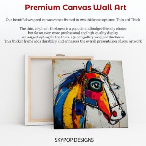 Colorful Horse Art