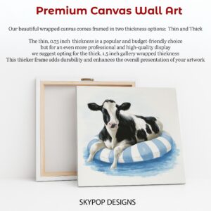 Cow Pool Float Art