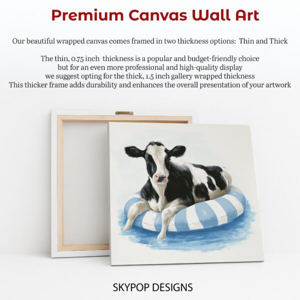 Cow Pool Float Art