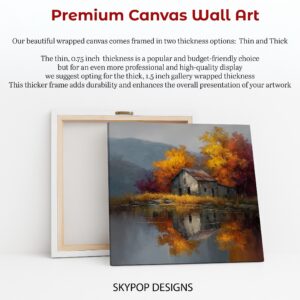 Rustic Autumn Barn Art