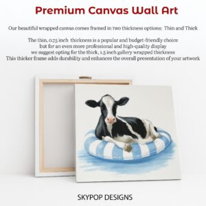 Cow Pool Float Art