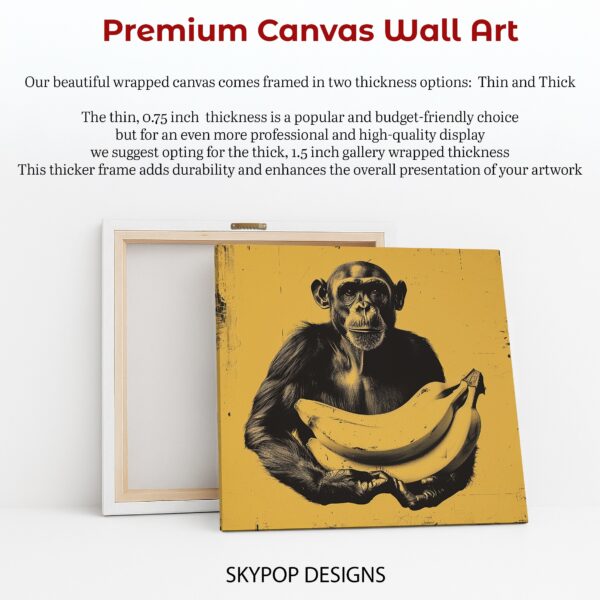 Chimpanzee Banana Art