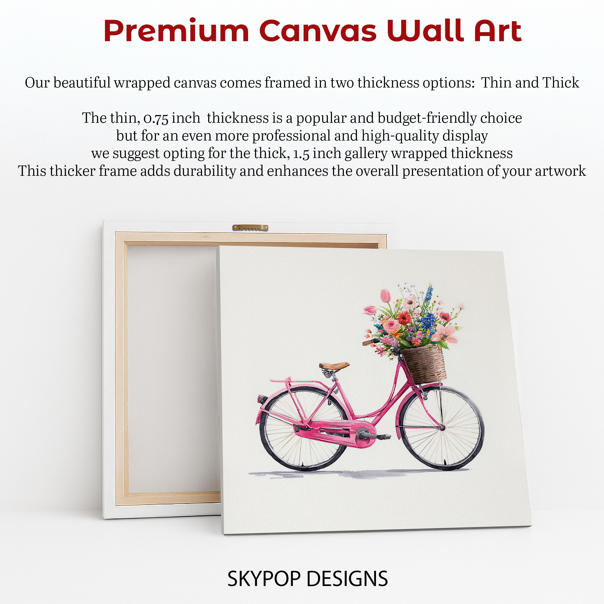 6.jpg Vintage Bicycle Floral Basket Art