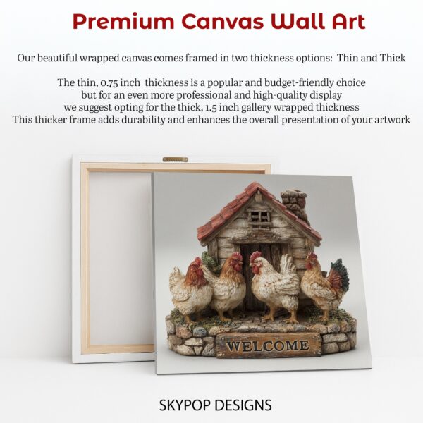 Farmhouse Chicken Welcome Art