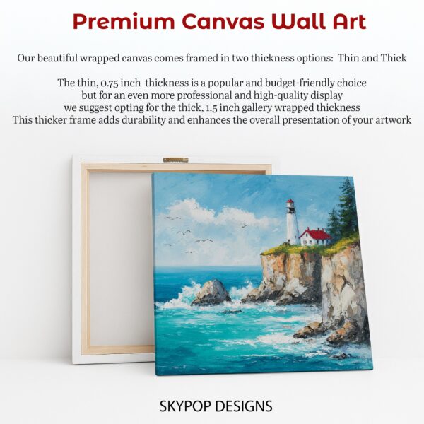 Seagull Lighthouse Art