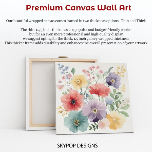 Watercolor Wildflower Art
