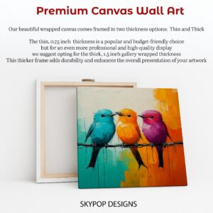 Colorful Birds Art