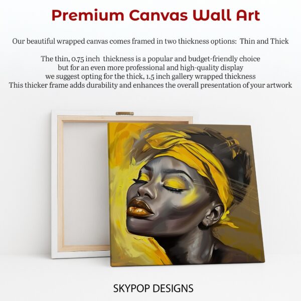 Golden Glow Portrait Art
