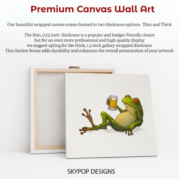 Frog Beer Art