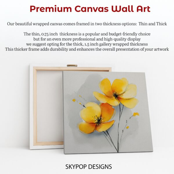 Yellow Poppy Art