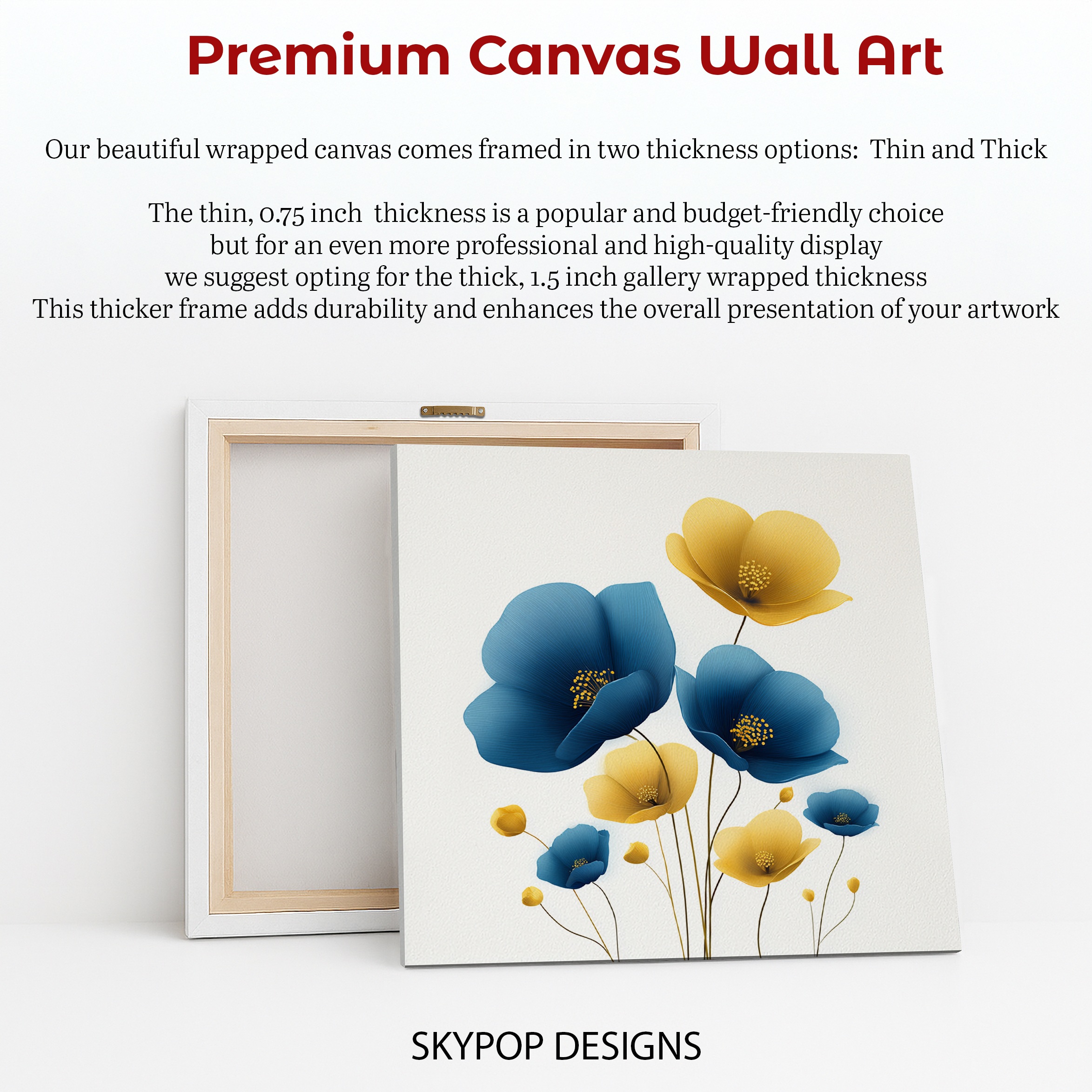 6.jpg Blue Yellow Poppy Art