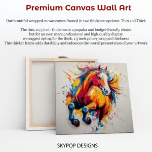 Colorful Horse Art