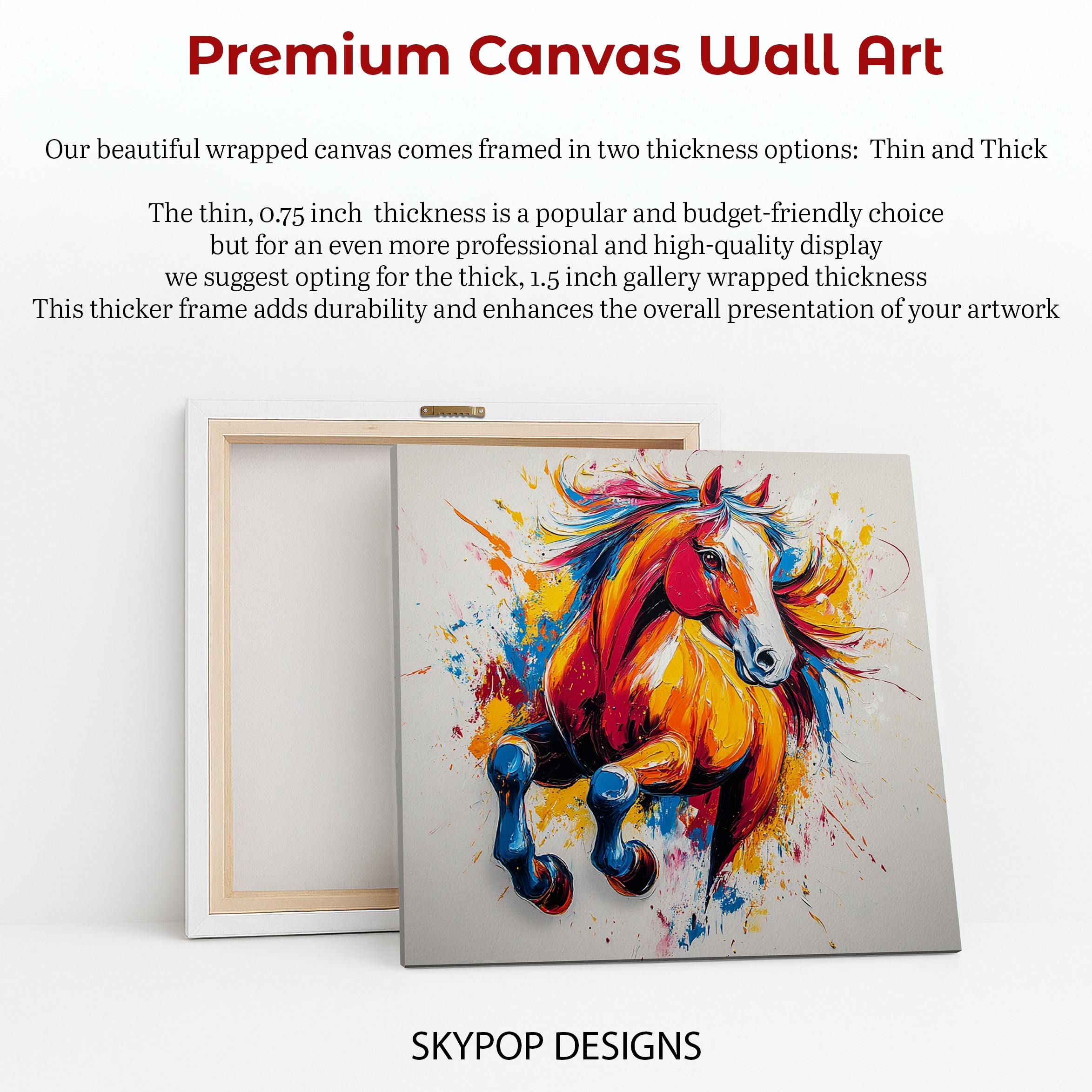 6.jpg Colorful Horse Art