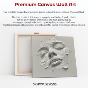 Sculptural Face Art