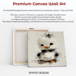Fluffy Duckling Art