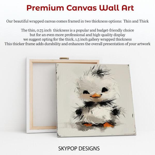 Fluffy Duckling Art